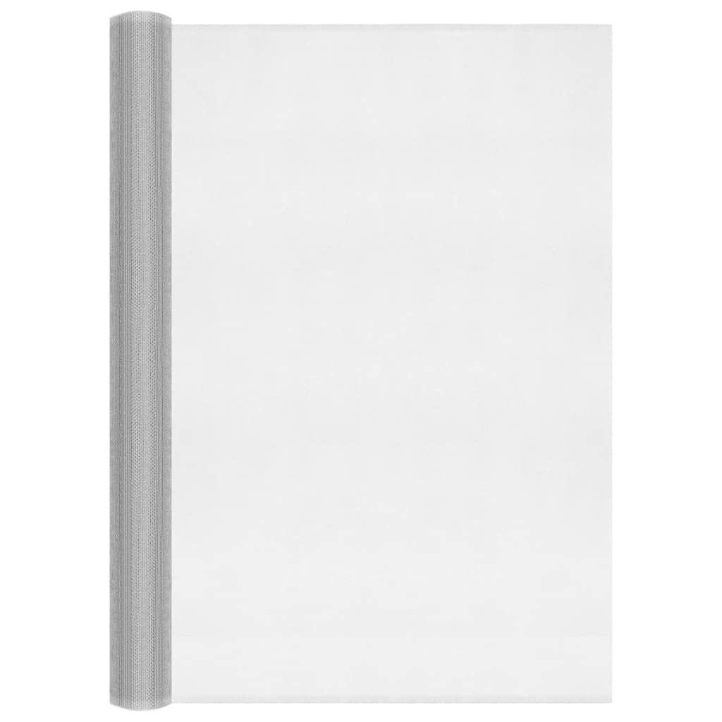 vidaXL Πλέγμα / Σήτα Ασημί 80 x 500 εκ. Αλουμινίου