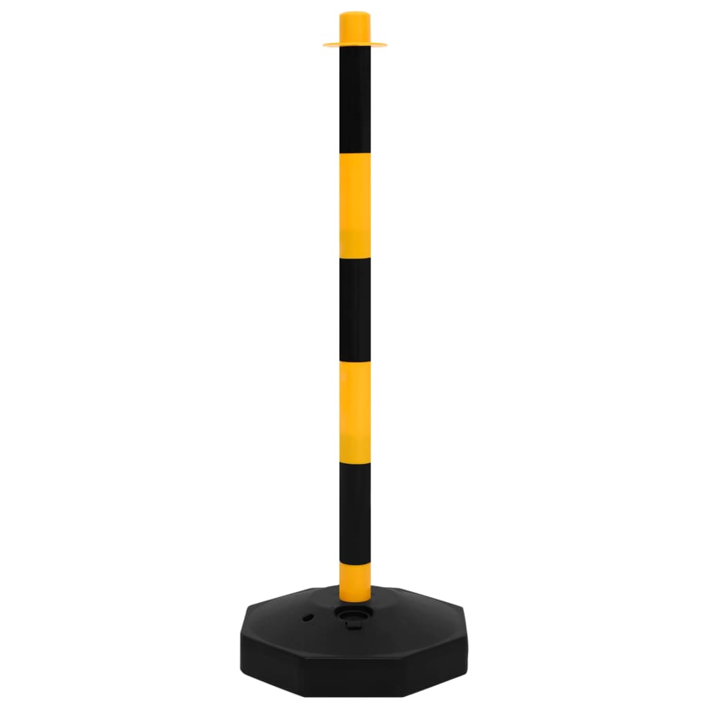 vidaXL Σετ Κολόνες Σήμανσης με Πλαστική Αλυσίδα 10 Μέτρων