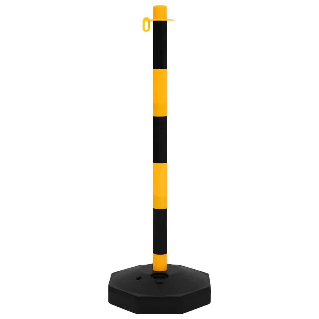 vidaXL Σετ Κολόνες Σήμανσης με Πλαστική Αλυσίδα 10 Μέτρων