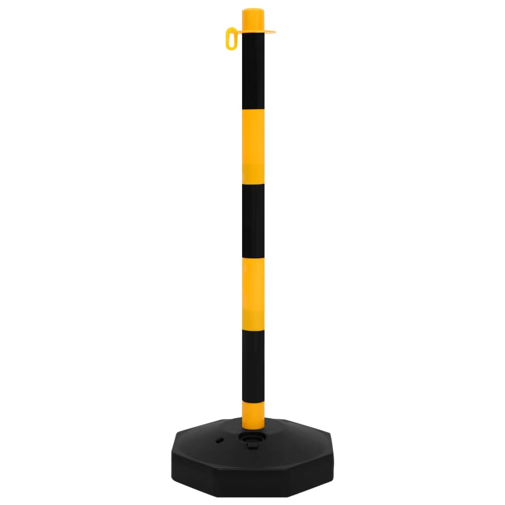 vidaXL Σετ Κολόνες Σήμανσης με Πλαστική Αλυσίδα 10 Μέτρων