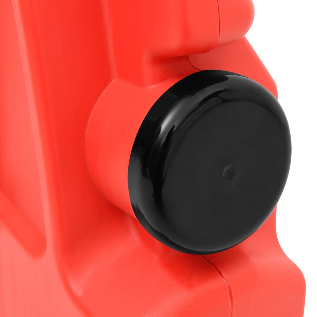 vidaXL Μπάρα Σήμανσης Πτυσσόμενη Κόκκινη 210 x 50 x 105 εκ.