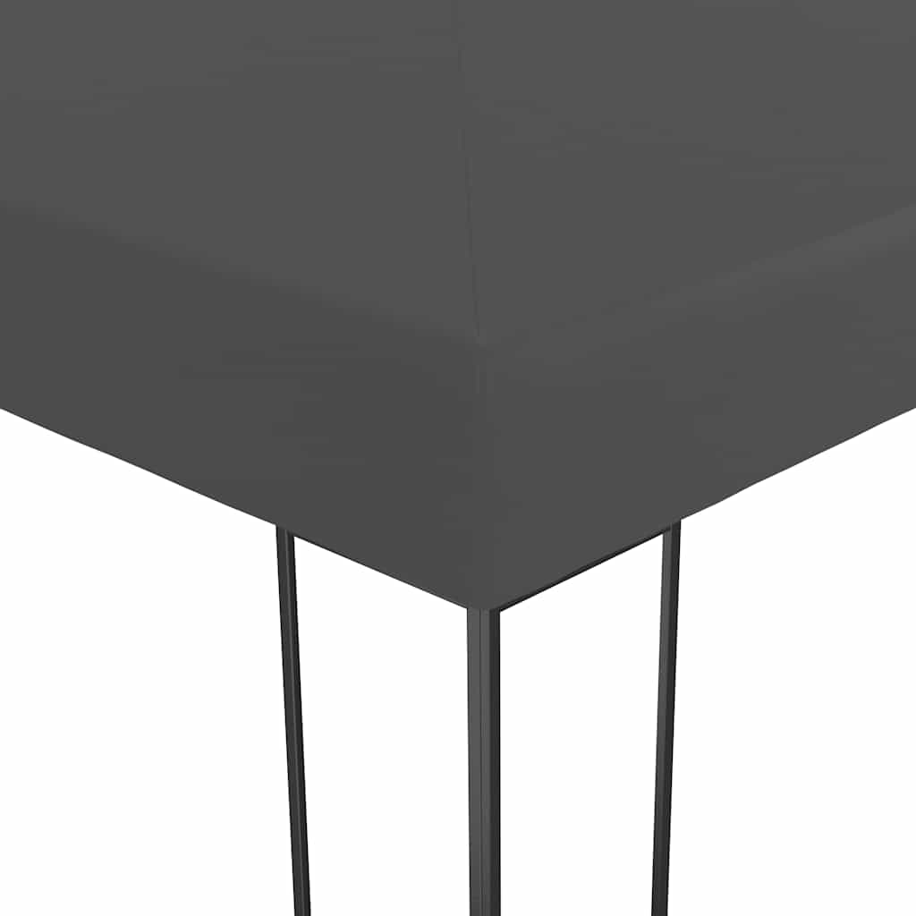 vidaXL Κιόσκι με Φωτάκια LED Ανθρακί 3 x 4 μ.