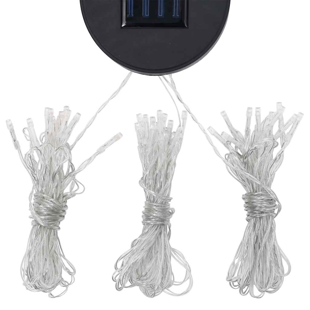 vidaXL Κιόσκι με Φωτάκια LED Λευκό 3 x 3 μ.