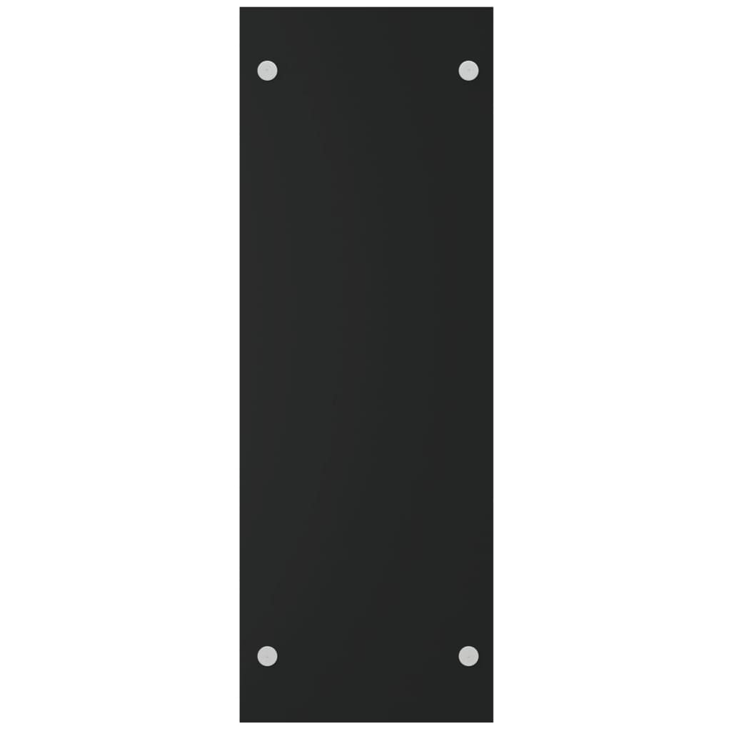 vidaXL Ράφι Καυσόξυλων Μαύρο 40 x 35 x 100 εκ. από Ψημένο Γυαλί