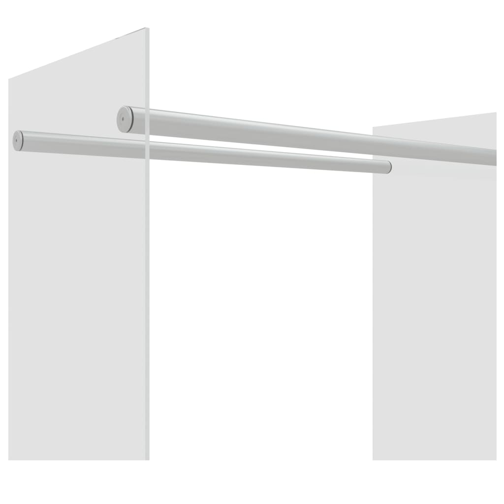 vidaXL Ράφι Καυσόξυλων Διαφανές 80 x 35 x 100 εκ. από Ψημένο Γυαλί