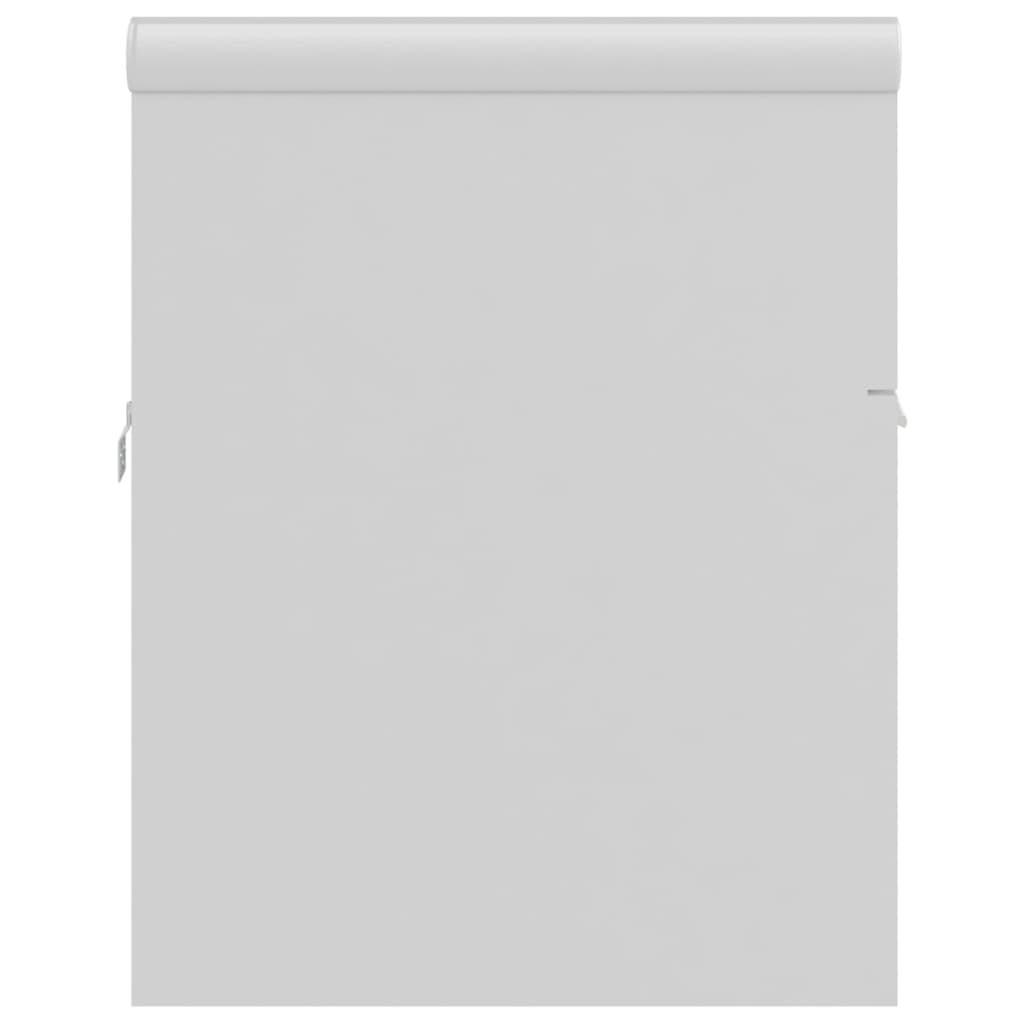 vidaXL Ντουλάπι Μπάνιου με Νιπτήρα Λευκό από Επεξ. Ξύλο