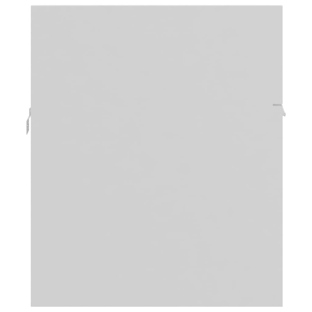 vidaXL Ντουλάπι Μπάνιου με Νιπτήρα Λευκό από Επεξ. Ξύλο