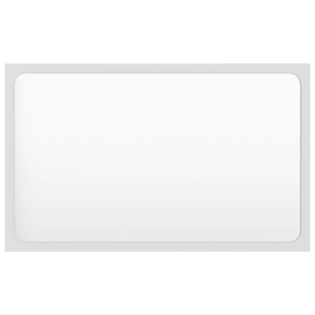 vidaXL Σετ Επίπλων Μπάνιου Λευκό από Επεξ. Ξύλο