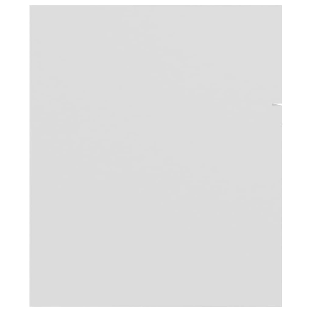 vidaXL Σετ Επίπλων Μπάνιου Λευκό από Επεξεργασμένο Ξύλο