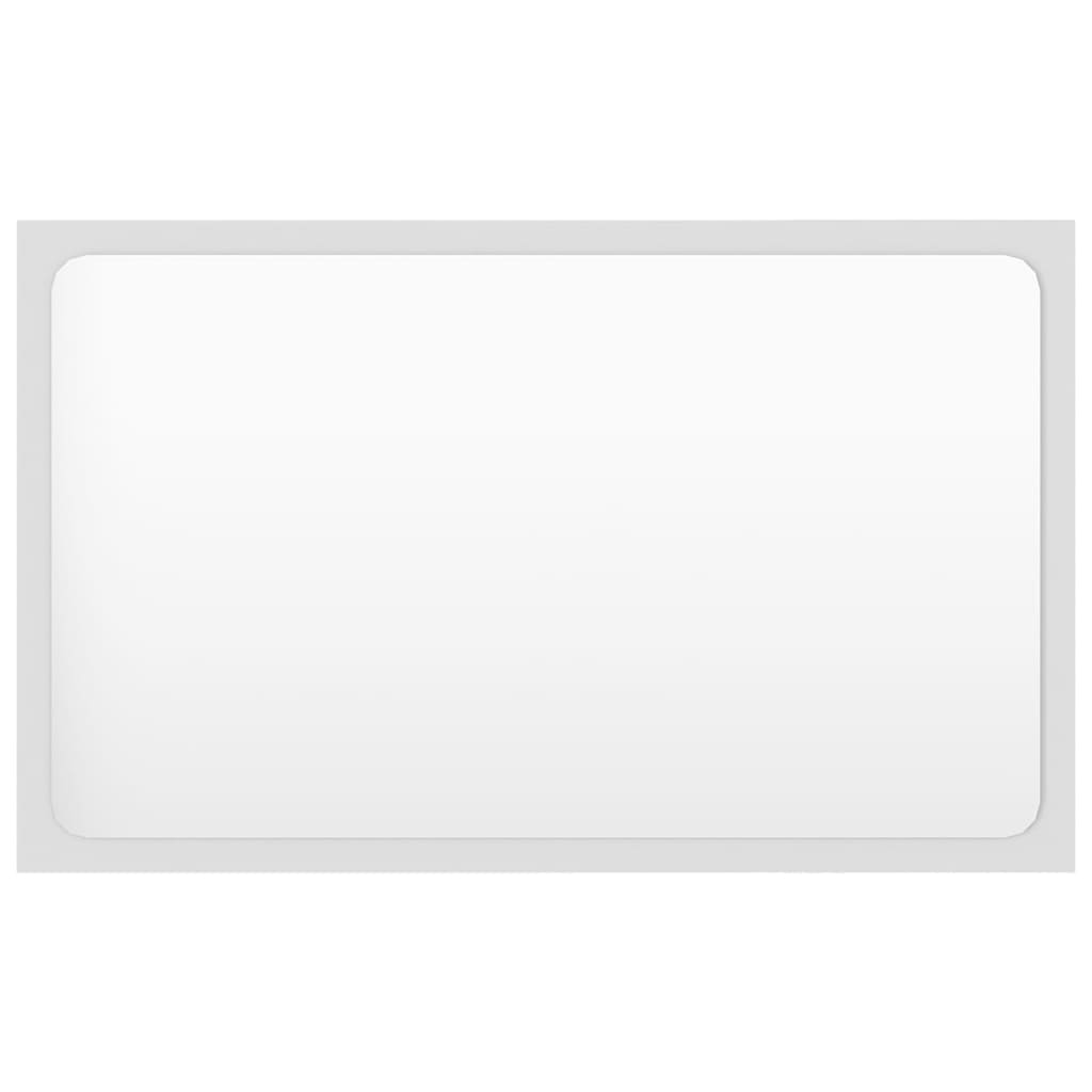 vidaXL Σετ Επίπλων Μπάνιου Λευκό από Επεξεργασμένο Ξύλο