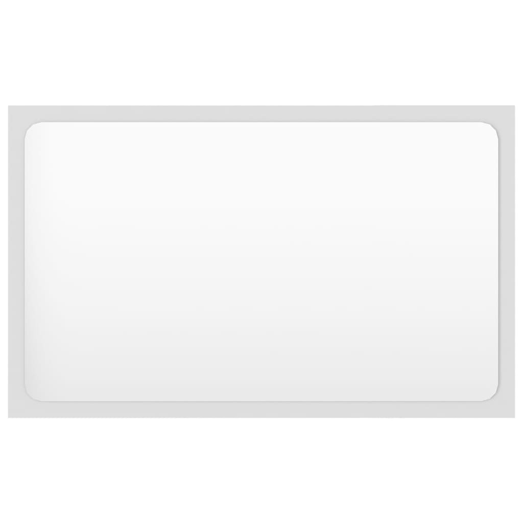 vidaXL Σετ Επίπλων Μπάνιου Λευκό από Επεξεργασμένο Ξύλο