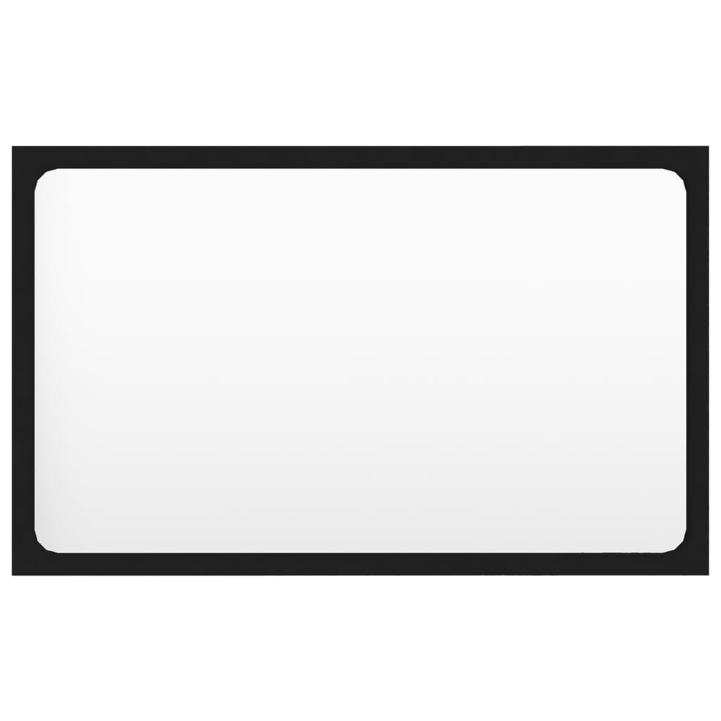 vidaXL Σετ Επίπλων Μπάνιου Μαύρο από Μοριοσανίδα