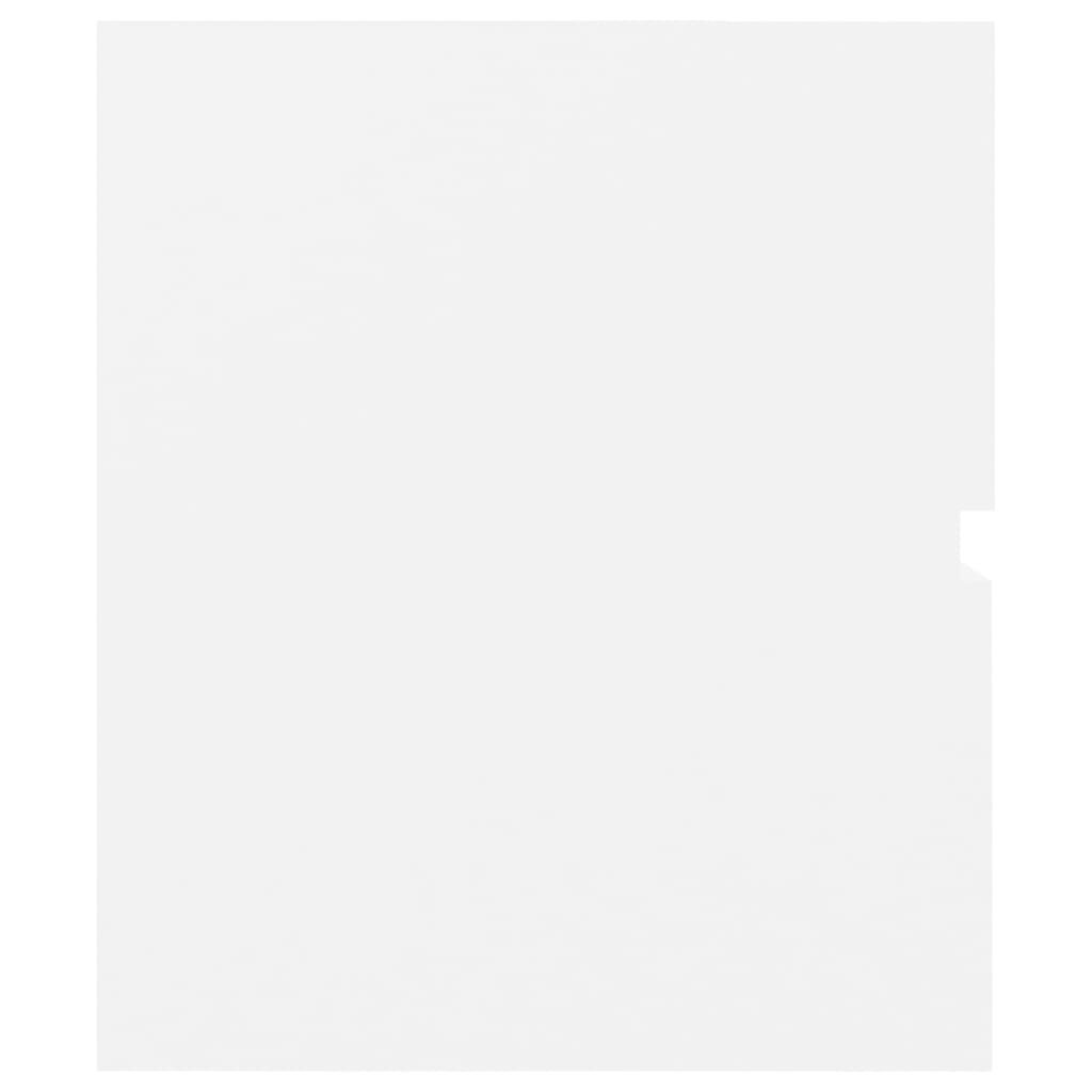 vidaXL Σετ Επίπλων Μπάνιου Λευκό από Επεξεργασμένο Ξύλο