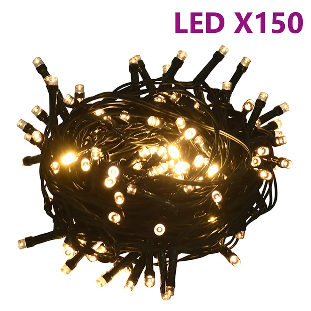 vidaXL Χριστουγεν. Μπάλες Σετ 60 τεμ με Κορυφή & 150 LED Λευκό/Γκρι