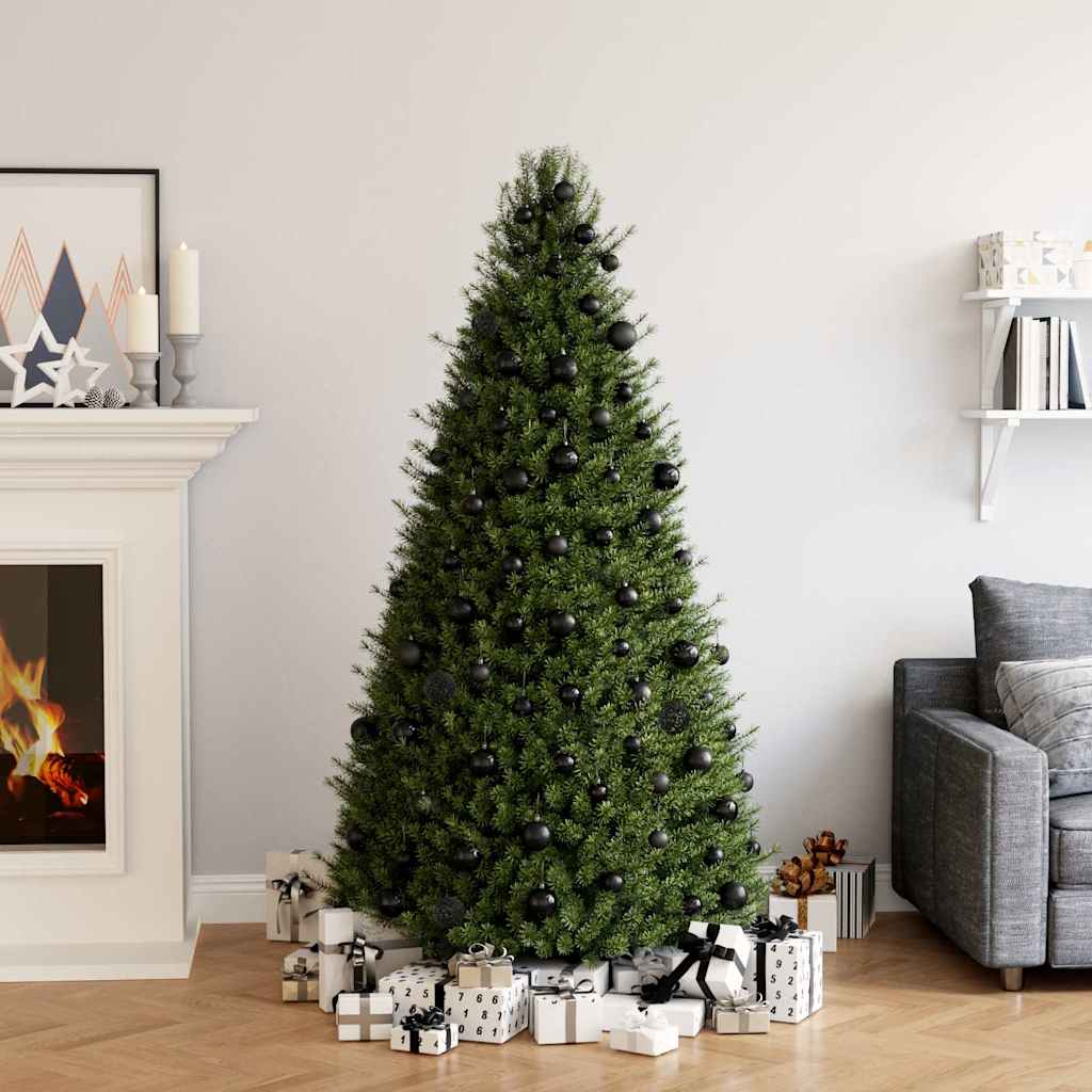 vidaXL Χριστουγεννιάτικες Μπάλες Σετ 100 Τεμαχίων Μαύρες