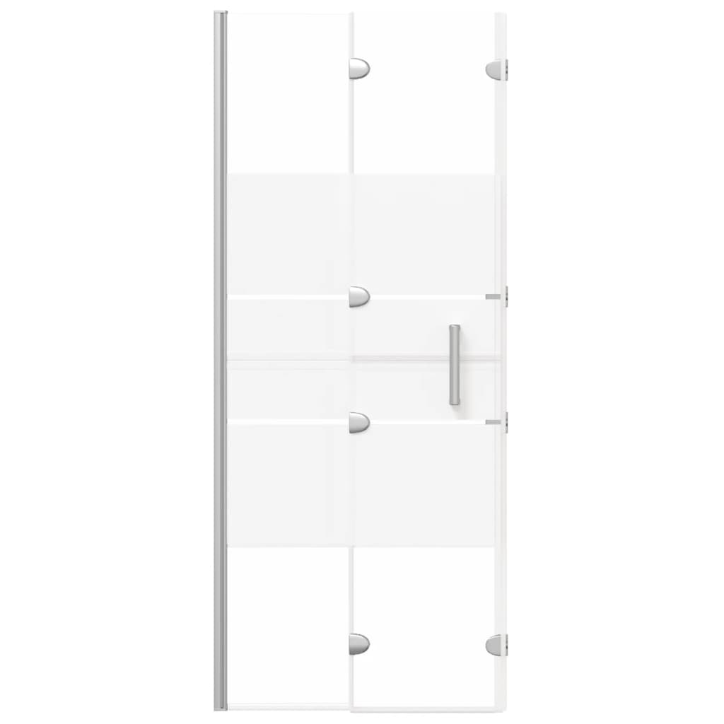 vidaXL Καμπίνα Μπανιέρας Πτυσσόμενη Λευκή 120 x 140 εκ. από ESG