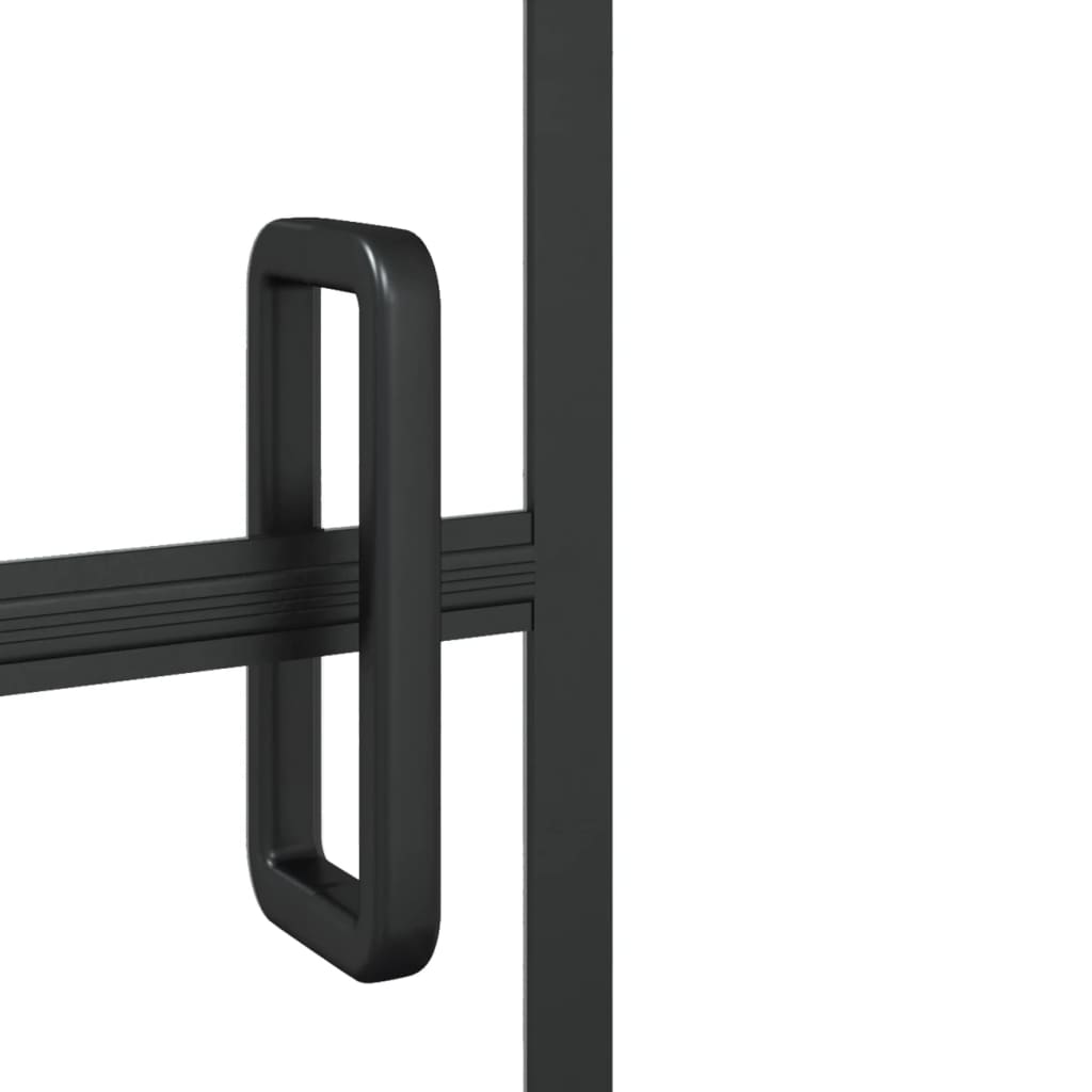 vidaXL Περίφραγμα Nτουζιέρας Μαύρο 100 x 140 εκ. από ESG