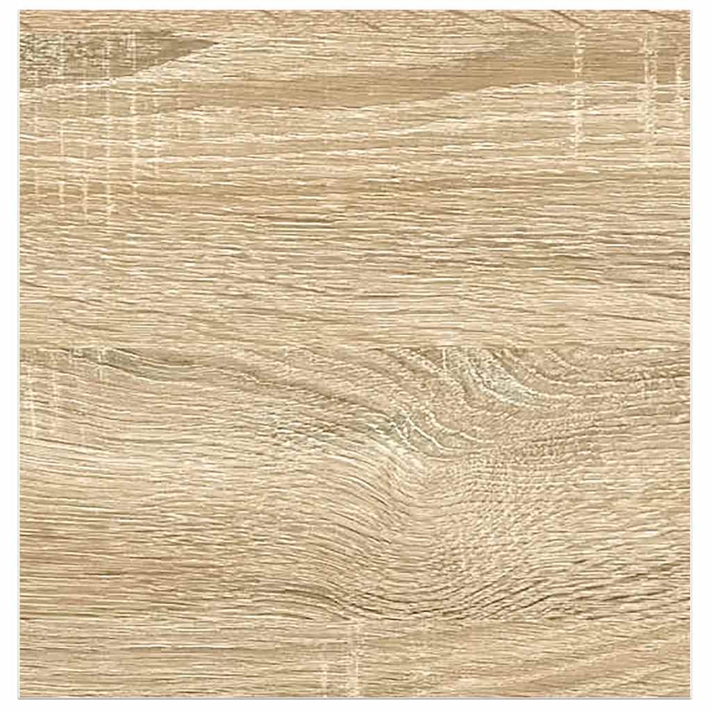 vidaXL Ράφια Τοίχου 4 τεμ. Δρυς και Άσπρο 23x23,5x3,8 εκ. MDF