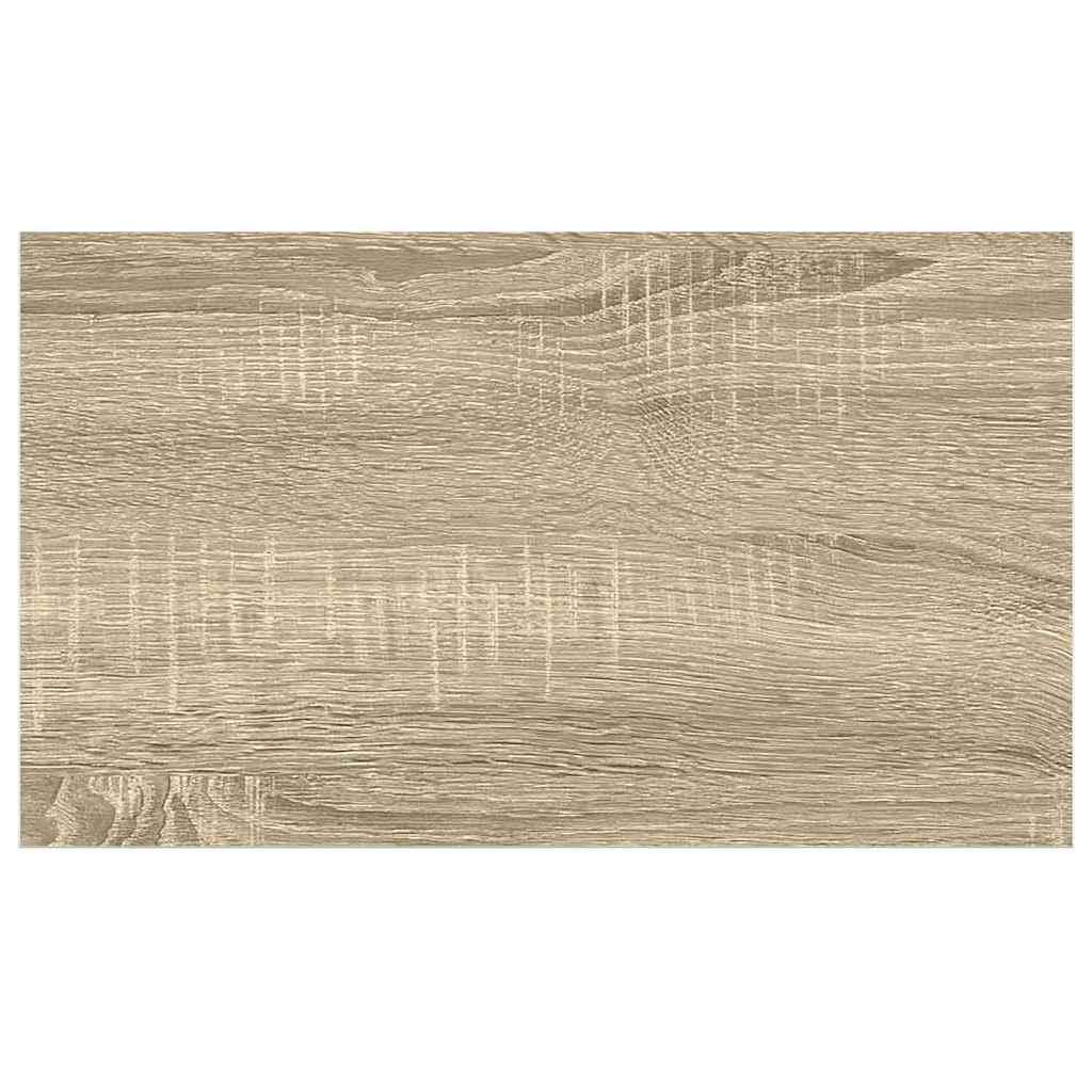 vidaXL Ράφι Τοίχου Δρυς/Άσπρο 40x23,5x3,8 εκ. MDF