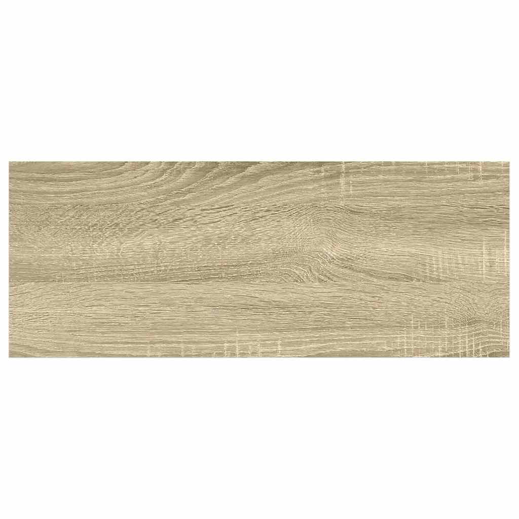 vidaXL Ράφια Τοίχου 4 τεμ. Δρυς/Άσπρο 60x23,5x3,8 εκ. MDF