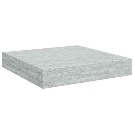 vidaXL Ράφι Τοίχου Γκρι Σκυροδέματος 23 x 23,5 x 3,8 εκ. από MDF