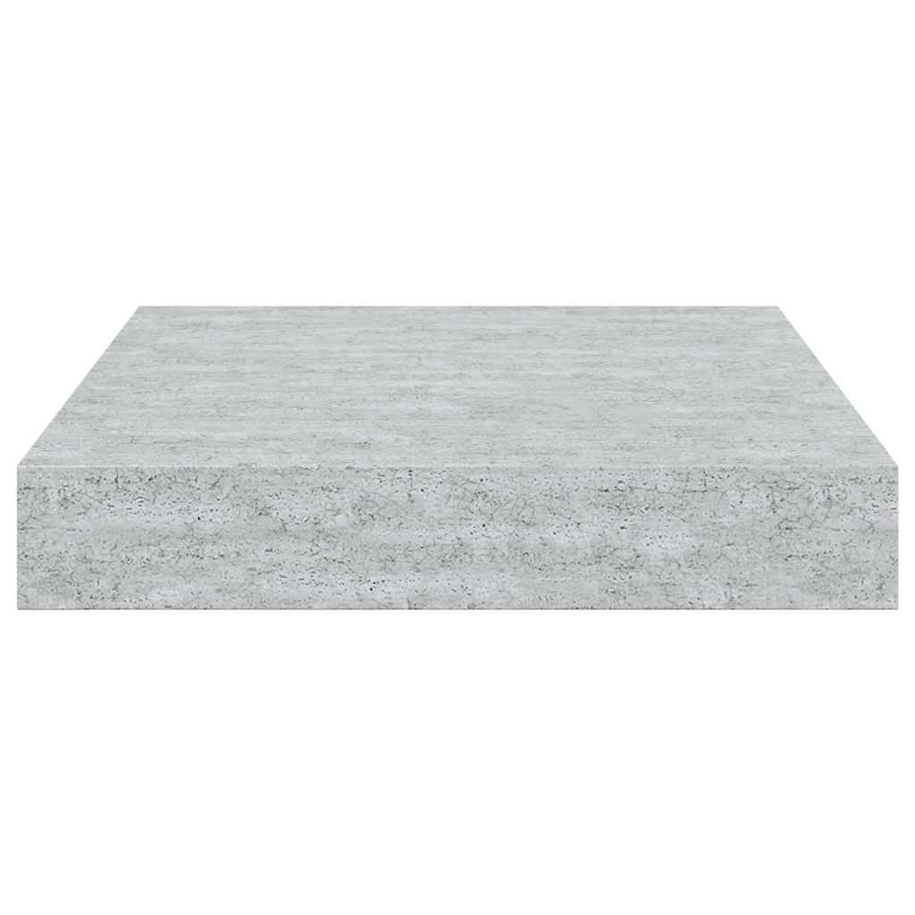vidaXL Ράφι Τοίχου Γκρι Σκυροδέματος 23 x 23,5 x 3,8 εκ. από MDF