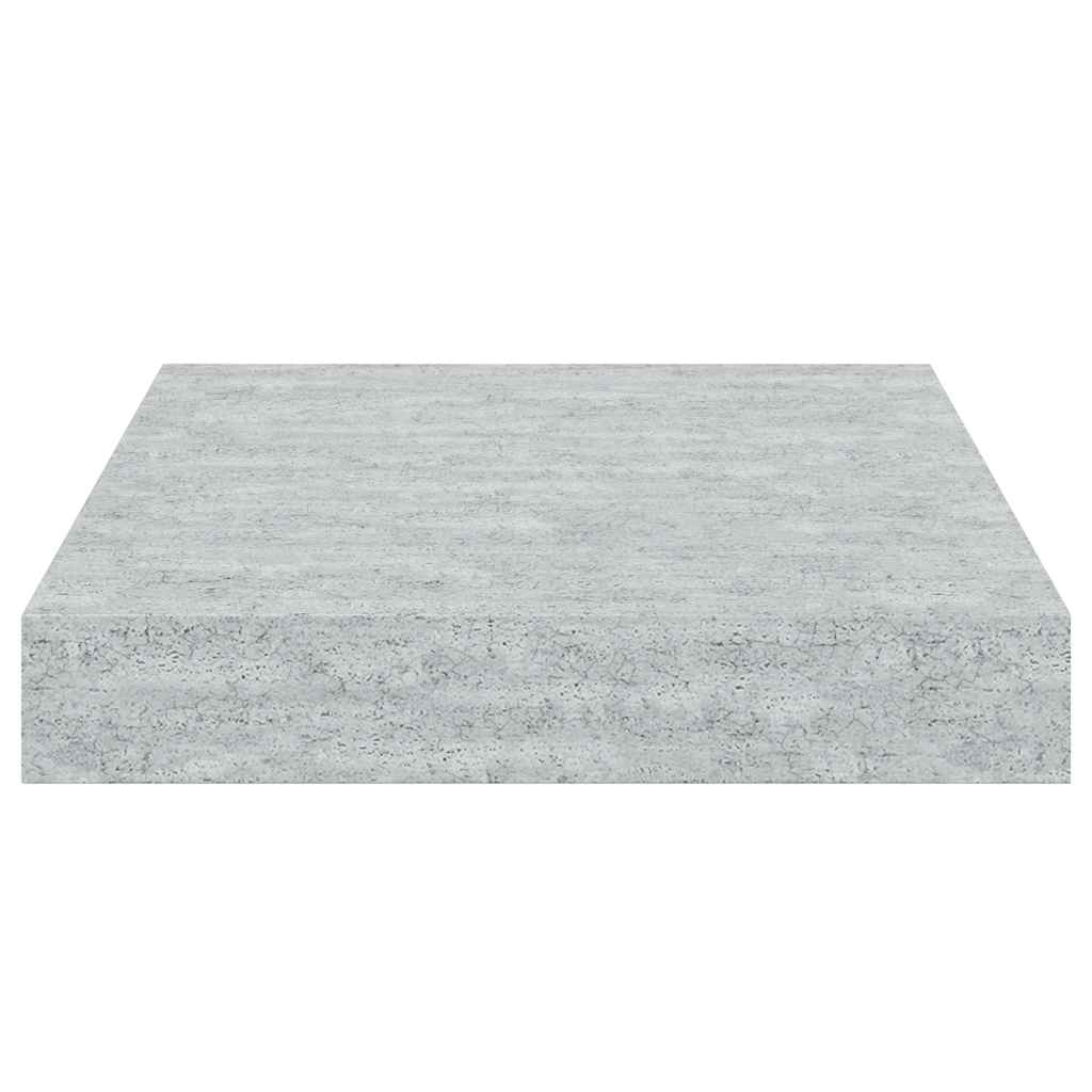 vidaXL Ράφι Τοίχου Γκρι Σκυροδέματος 23 x 23,5 x 3,8 εκ. από MDF