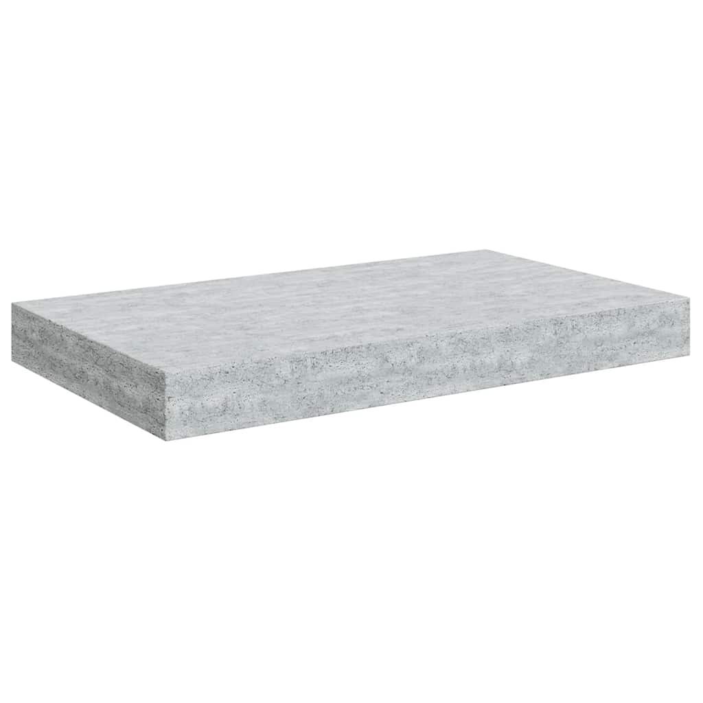 vidaXL Ράφι Τοίχου Γκρι Σκυροδέματος 40x23,5x3,8 εκ. MDF