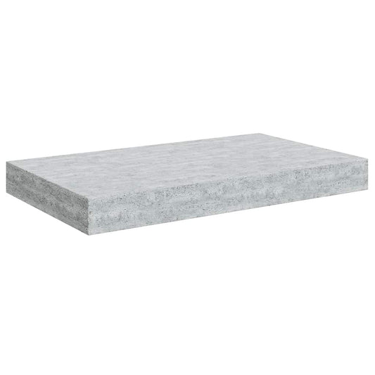 vidaXL Ράφι Τοίχου Γκρι Σκυροδέματος 40x23,5x3,8 εκ. MDF
