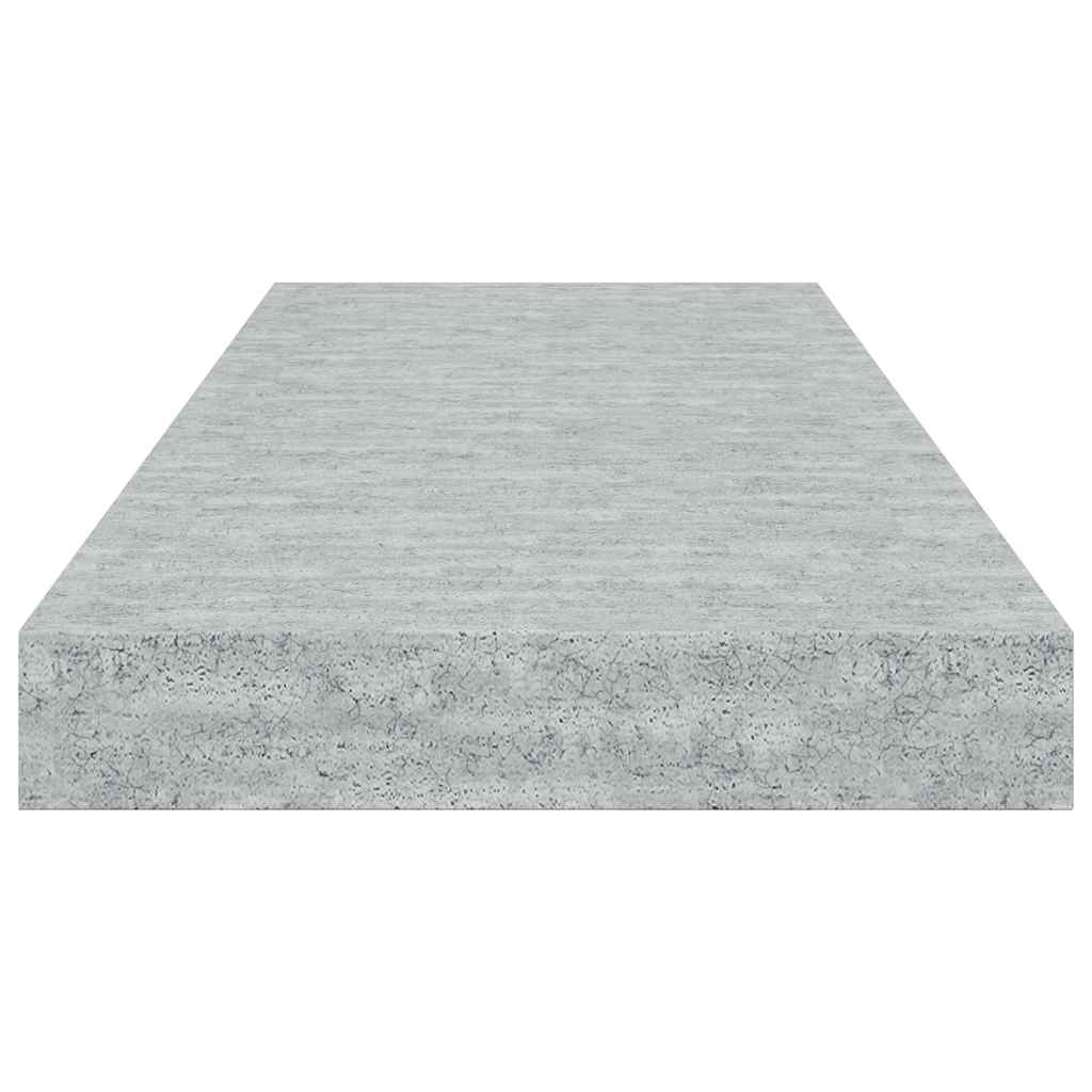 vidaXL Ράφι Τοίχου Γκρι Σκυροδέματος 60x23,5x3,8 εκ. από MDF