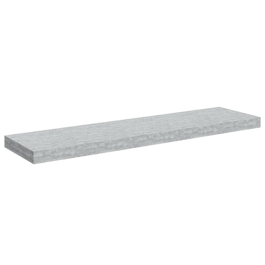 vidaXL Ράφι Τοίχου Γκρι Σκυροδέματος 90 x 23,5 x 3,8 εκ. από MDF