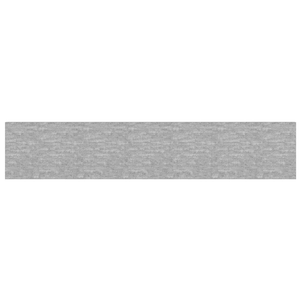 vidaXL Ράφια Τοίχου 4 τεμ. Γκρι Σκυροδέματος 120x23,5x3,8 εκ. MDF