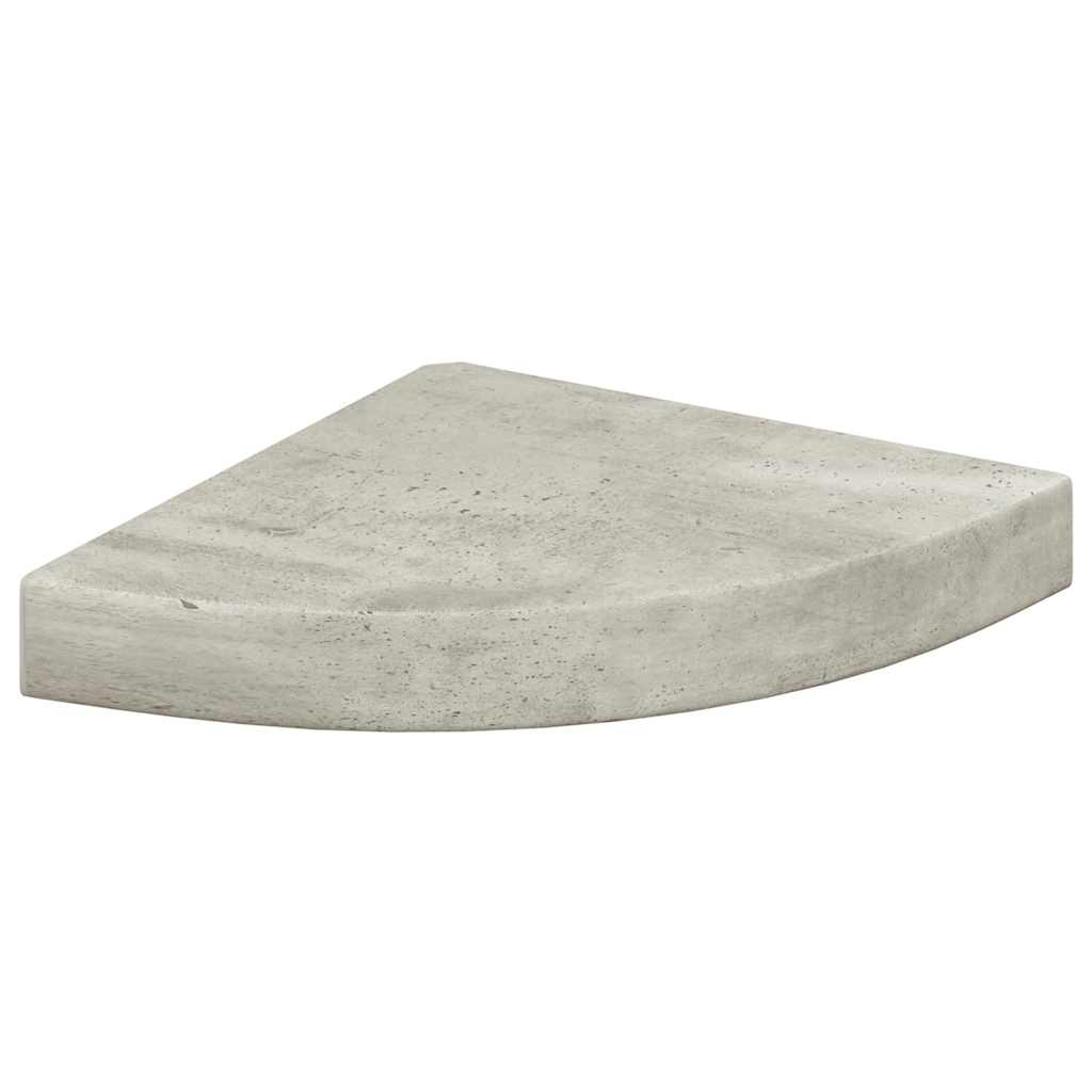 vidaXL Ράφι Τοίχου Γωνιακό Δρυς/Λευκό 25 x 25 x 3,8 εκ από MDF