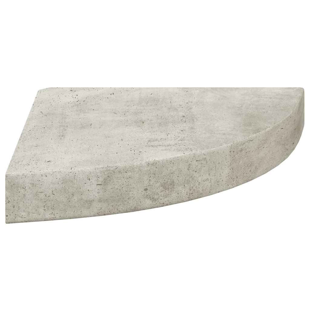 vidaXL Ράφια Τοίχου Γωνιακά 2 τεμ. Δρυς/Λευκό 25 x 25 x 3,8 εκ από MDF