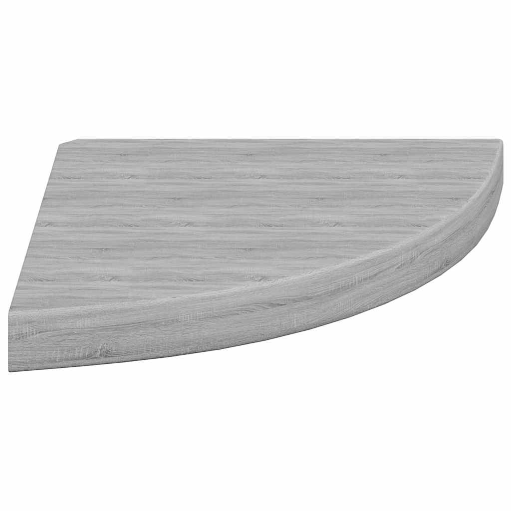 vidaXL Ράφι Τοίχου Γωνιακό Γκρι Σκυροδέματος 35x35x3,8 εκ από MDF