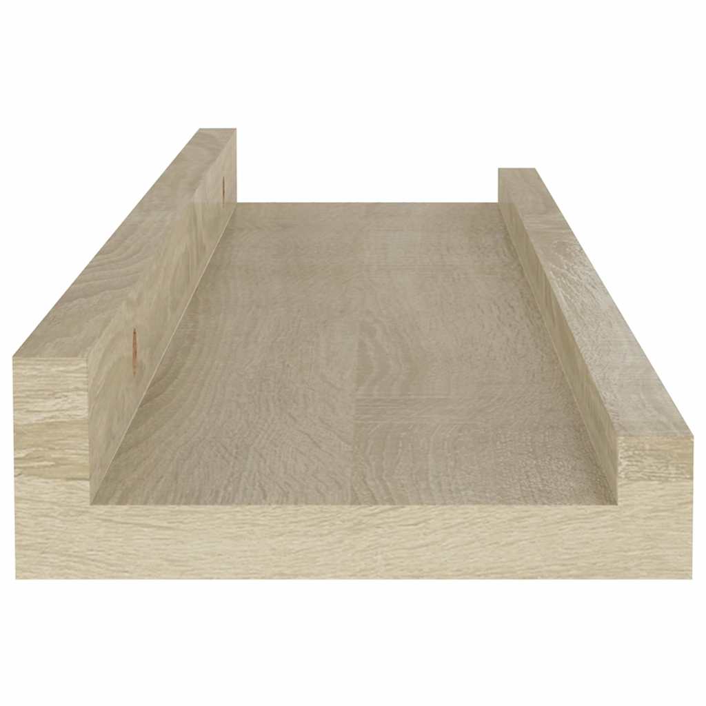 vidaXL Ράφια Τοίχου 2 τεμ. Sonoma Δρυς 40x9x3 εκ.