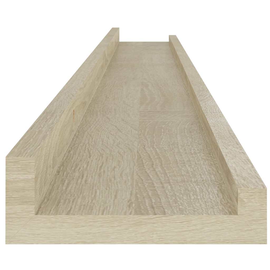 vidaXL Ράφια Τοίχου 2 τεμ. Sonoma Δρυς 100 x 9 x 3 εκ.