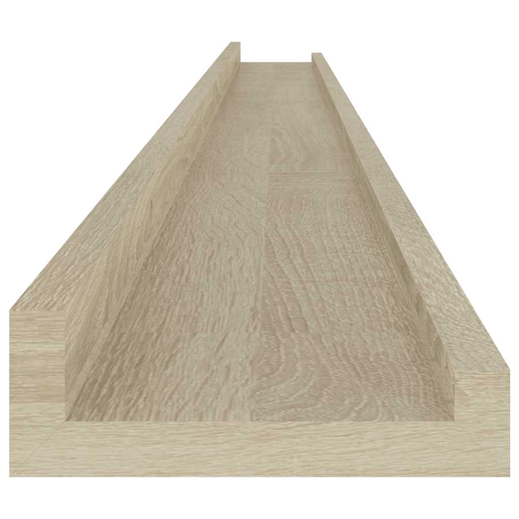 vidaXL Ράφια Τοίχου 2 τεμ. Sonoma Δρυς 115 x 9 x 3 εκ.