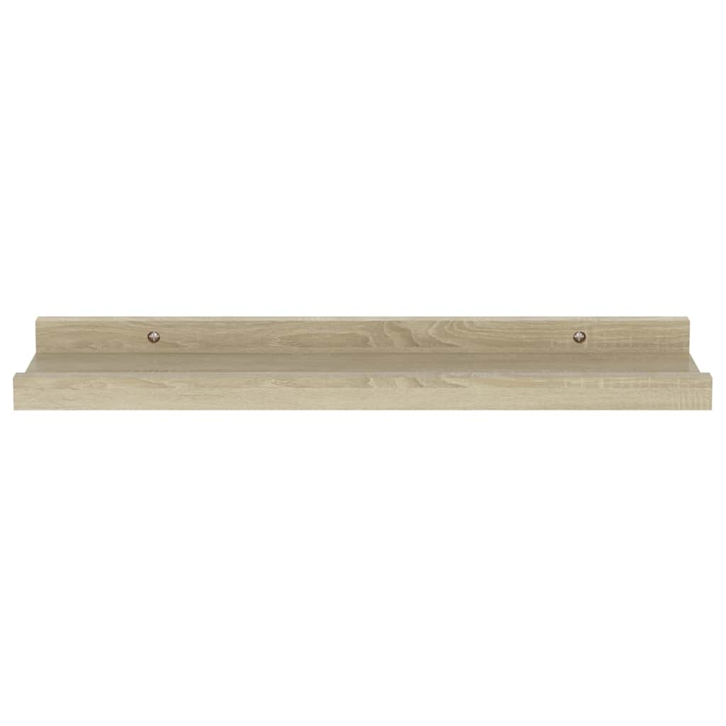 vidaXL Ράφια Τοίχου 4 τεμ. Sonoma Δρυς 40 x 9 x 3 εκ.