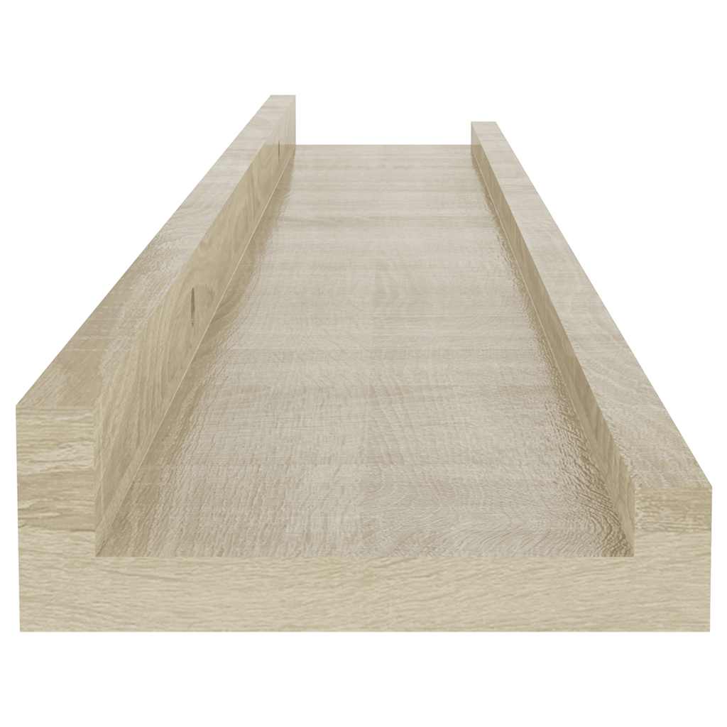vidaXL Ράφια Τοίχου 4 τεμ. Sonoma Δρυς 60 x 9 x 3 εκ.