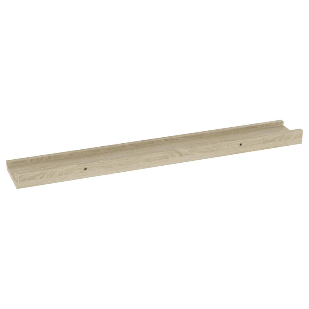 vidaXL Ράφια Τοίχου 4 τεμ. Sonoma Δρυς 60 x 9 x 3 εκ.