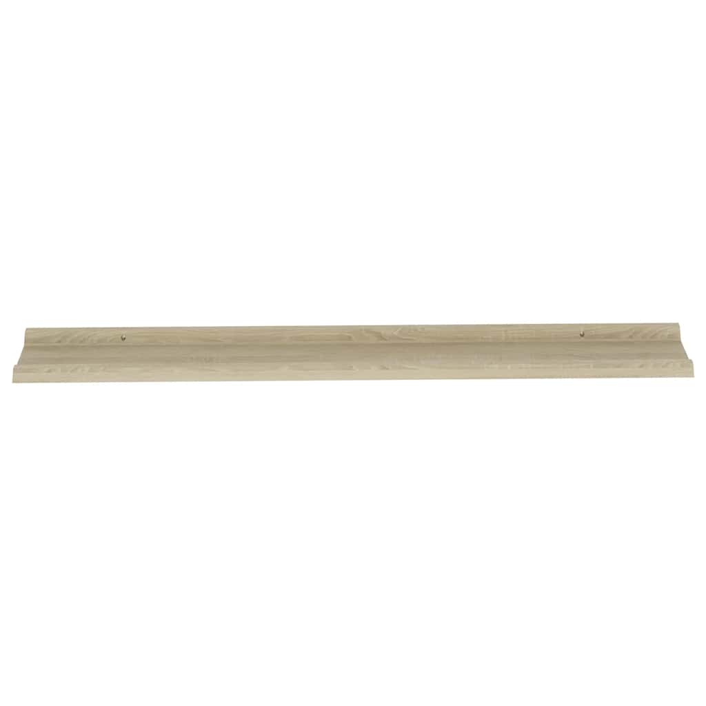 vidaXL Ράφια Τοίχου 4 τεμ. Sonoma Δρυς 115 x 9 x 3 εκ.