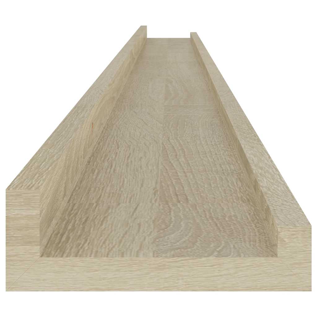 vidaXL Ράφια Τοίχου 4 τεμ. Sonoma Δρυς 115 x 9 x 3 εκ.