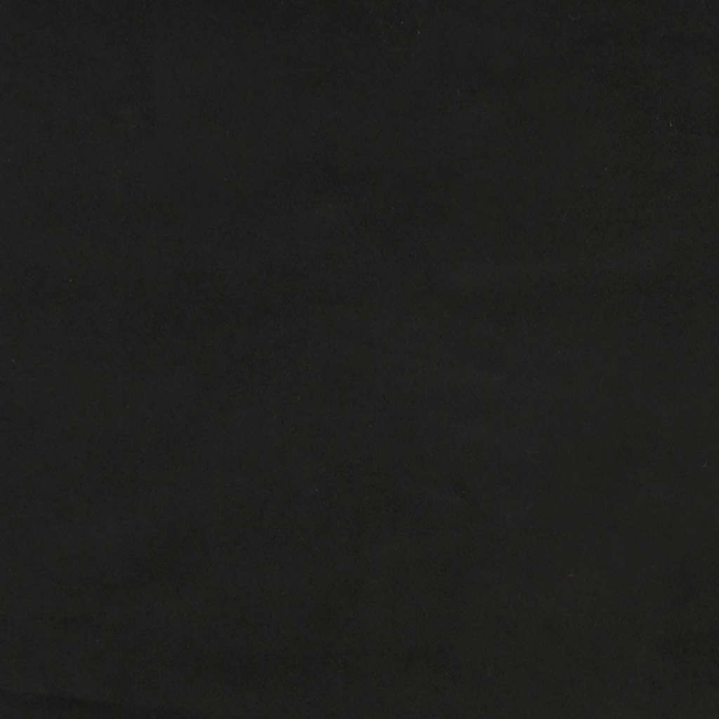 vidaXL Πολυθρόνα Relax Μαύρη Βελούδινη με Σκαμπό