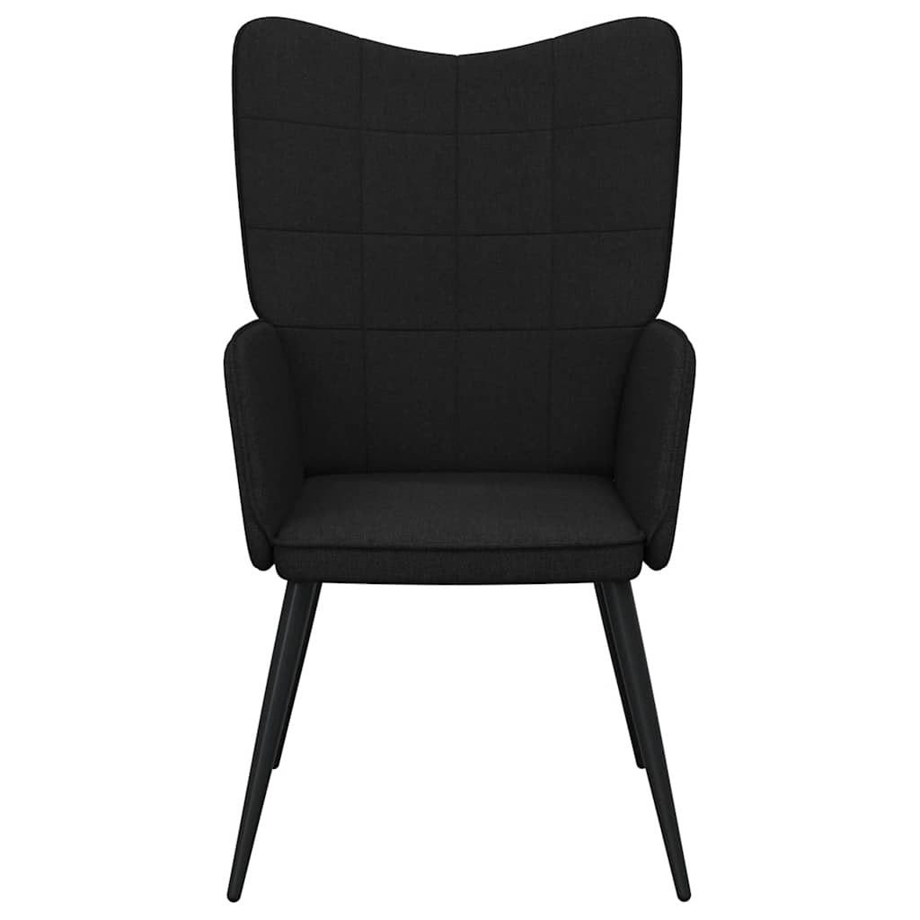 vidaXL Πολυθρόνα Relax Μαύρη Υφασμάτινη