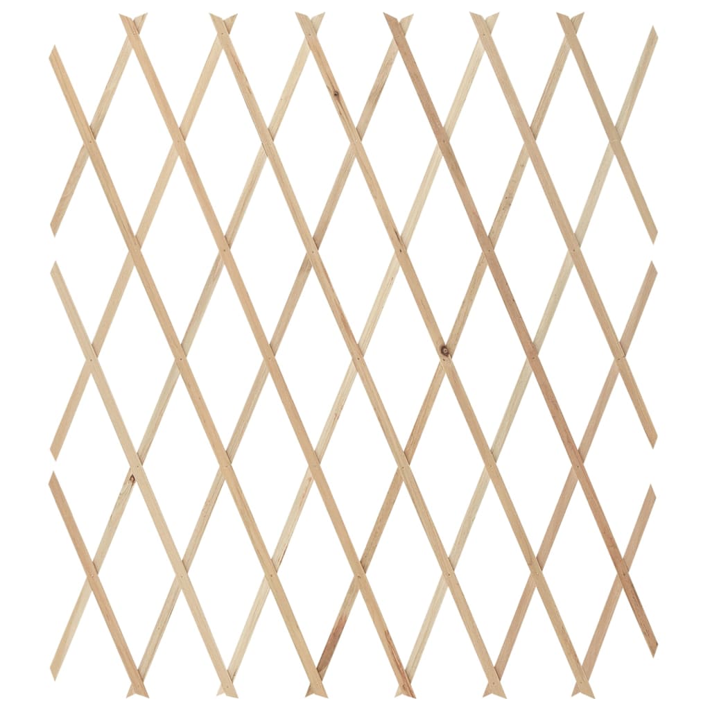 vidaXL Καφασωτό Φράχτης 5 τεμ. 180 x 80 εκ. από Μασίφ Ξύλο Ελάτης