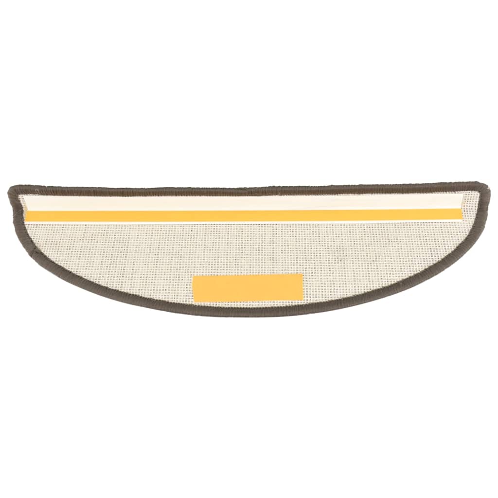 vidaXL Πατάκια Σκάλας Μοκέτα 15 τεμ. Γκρι 56 x 17 x 3 εκ.