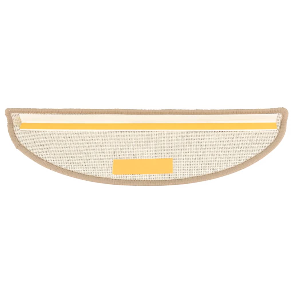 vidaXL Πατάκια Σκάλας Μοκέτα 15 τεμ. Καφέ 56 x 17 x 3 εκ.