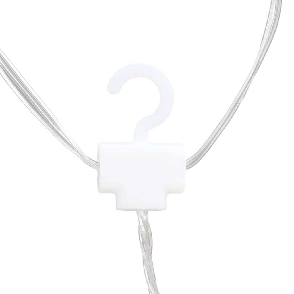 vidaXL Λαμπάκια σε Σχήμα Αστέρι & Φεγγάρι Ψυχρό Λευκό Χειριστ. 345 LED