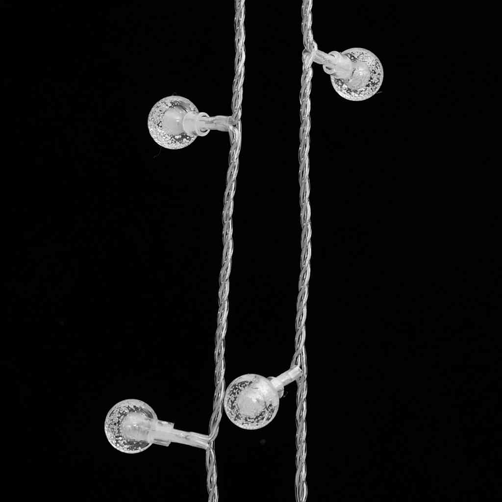 vidaXL Λαμπάκια Σειρά Σφαιρικά 8 Λειτουργίες Θερμό Λευκό 20 μ. 200 LED